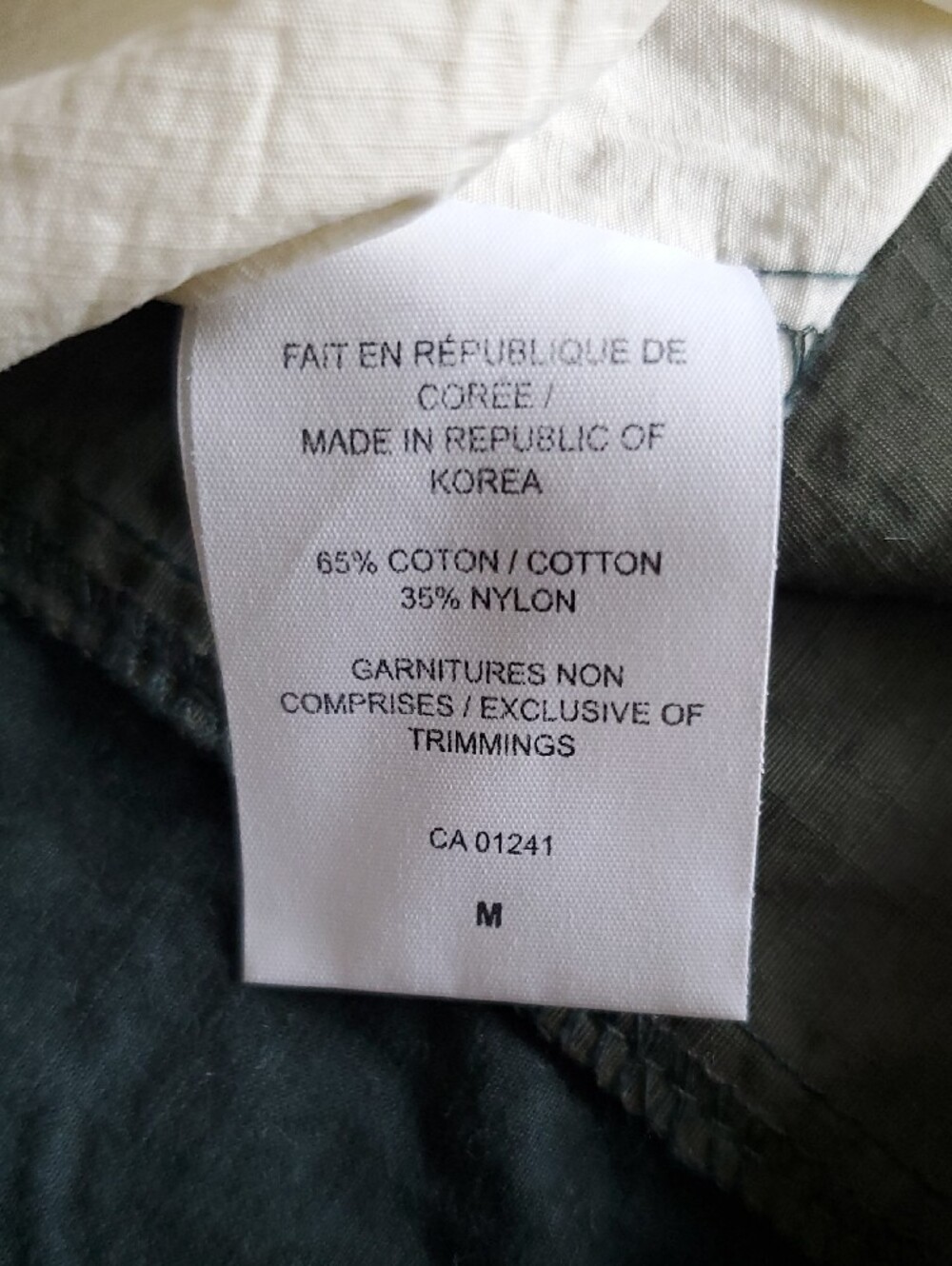Colorblock Utility Button Up - Picture 5 of 8